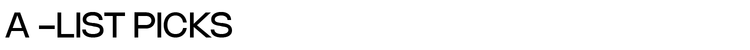 a list picks header