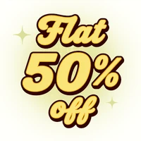Flat 50% Off