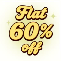 Flat 60% Off