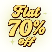 Flat 70% Off