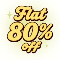 Flat 80% Off