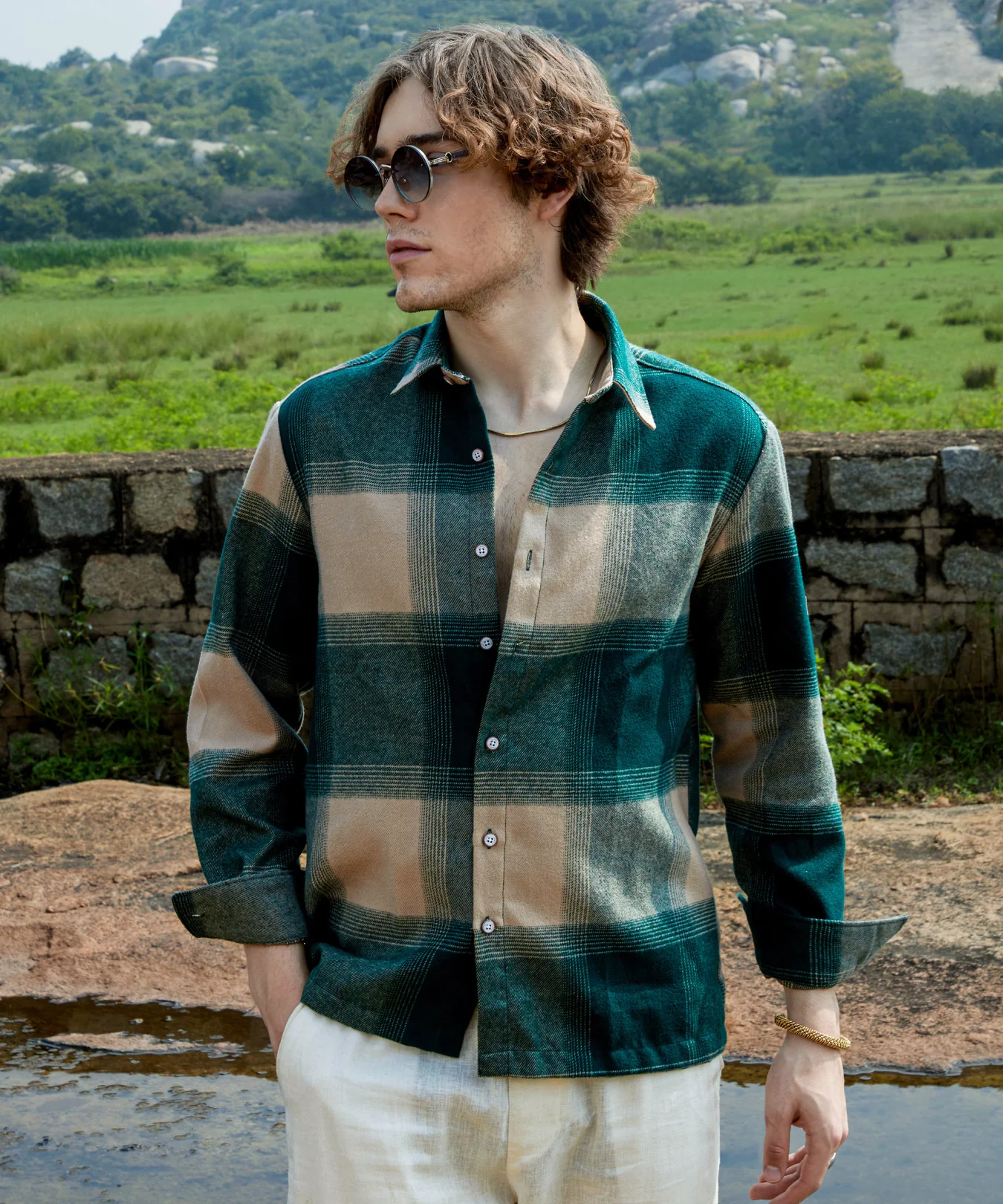 Buy - Men's Multicolor Casual Checked Shirt online - Zilo - 60