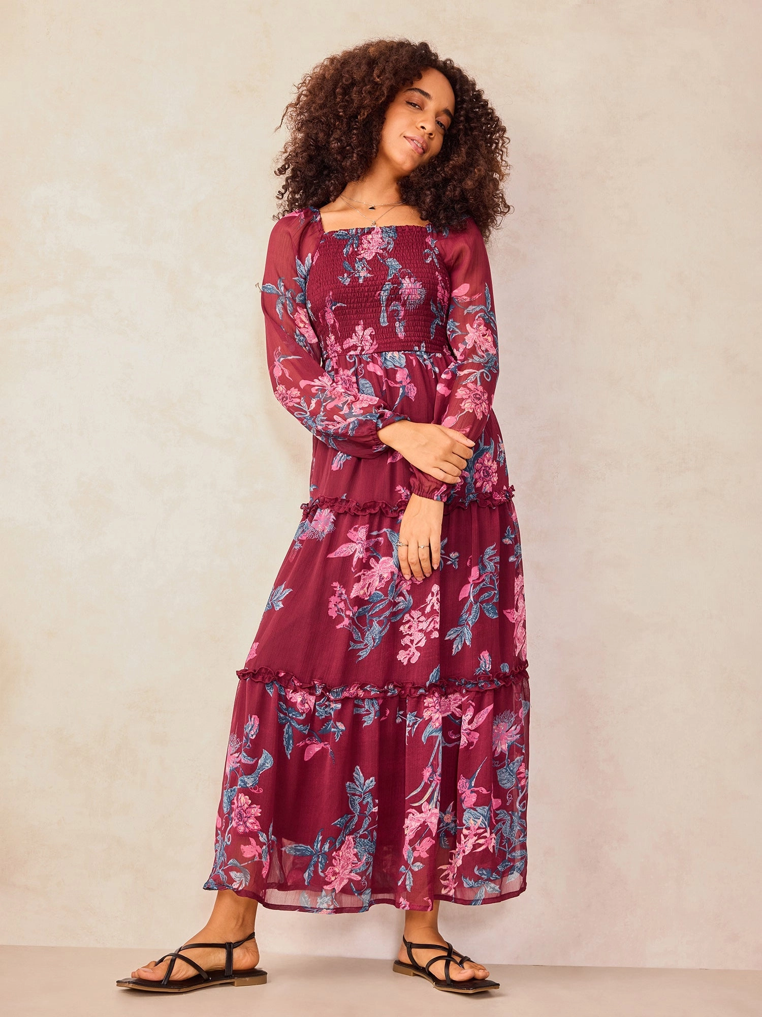 green emerald velvet dress Buy Avind main image 0