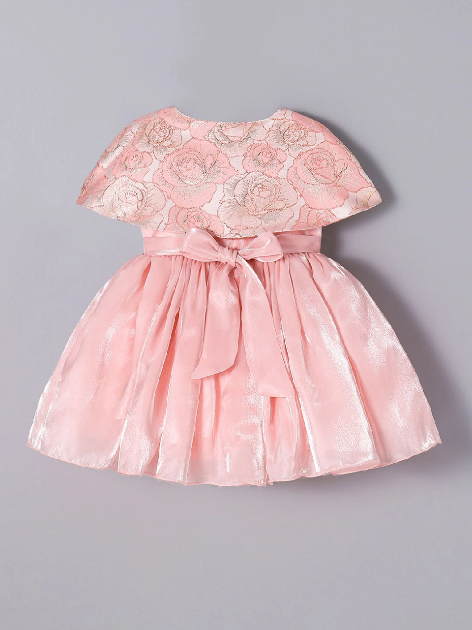 Buy - Girls Pink Oversized Bow Shrug Dress online - Zilo - 60 Mins Delivery  & Free In-Home Trials