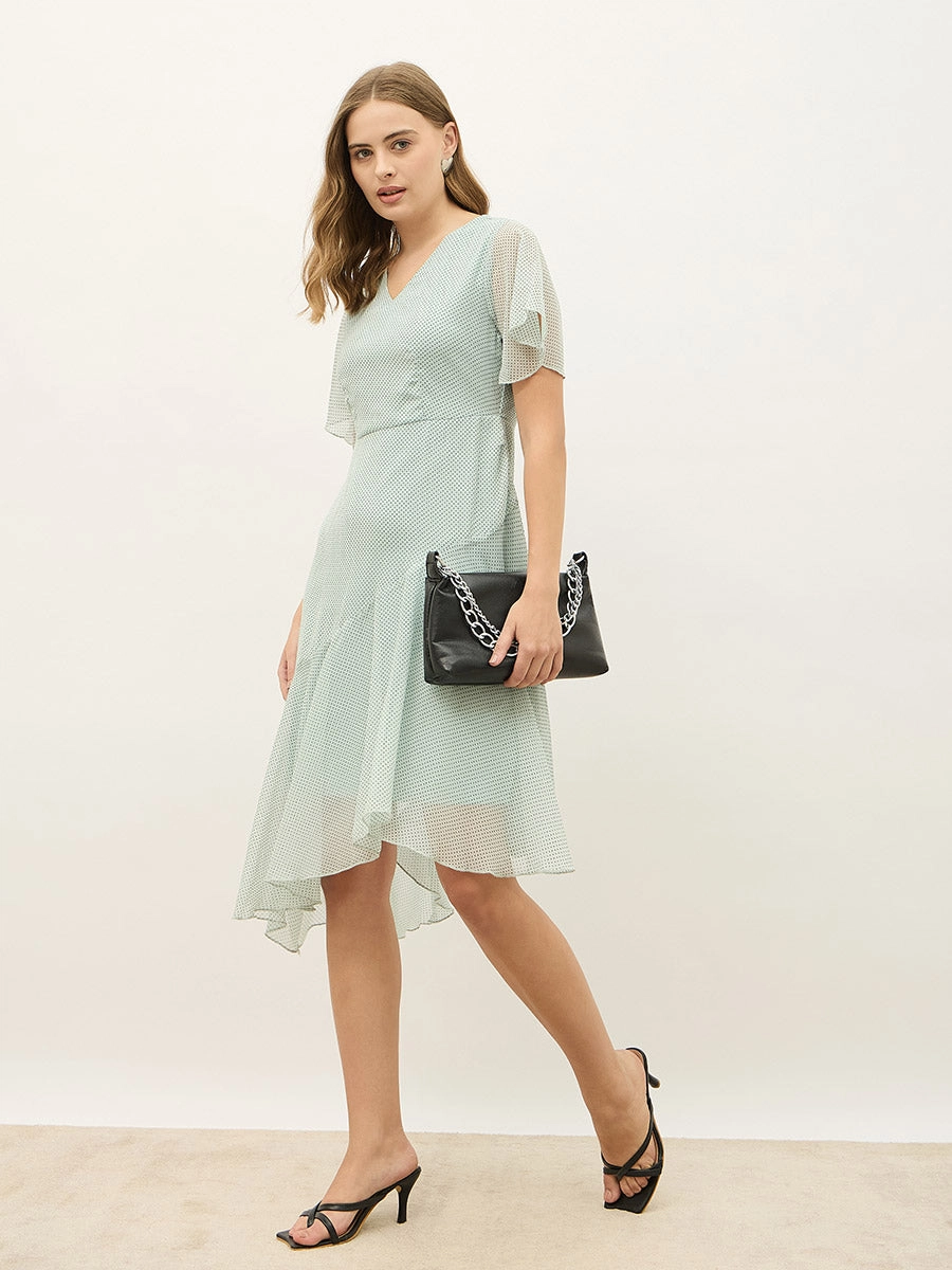 norma kamali diana knee length dress NORMA KAMALI main image 1