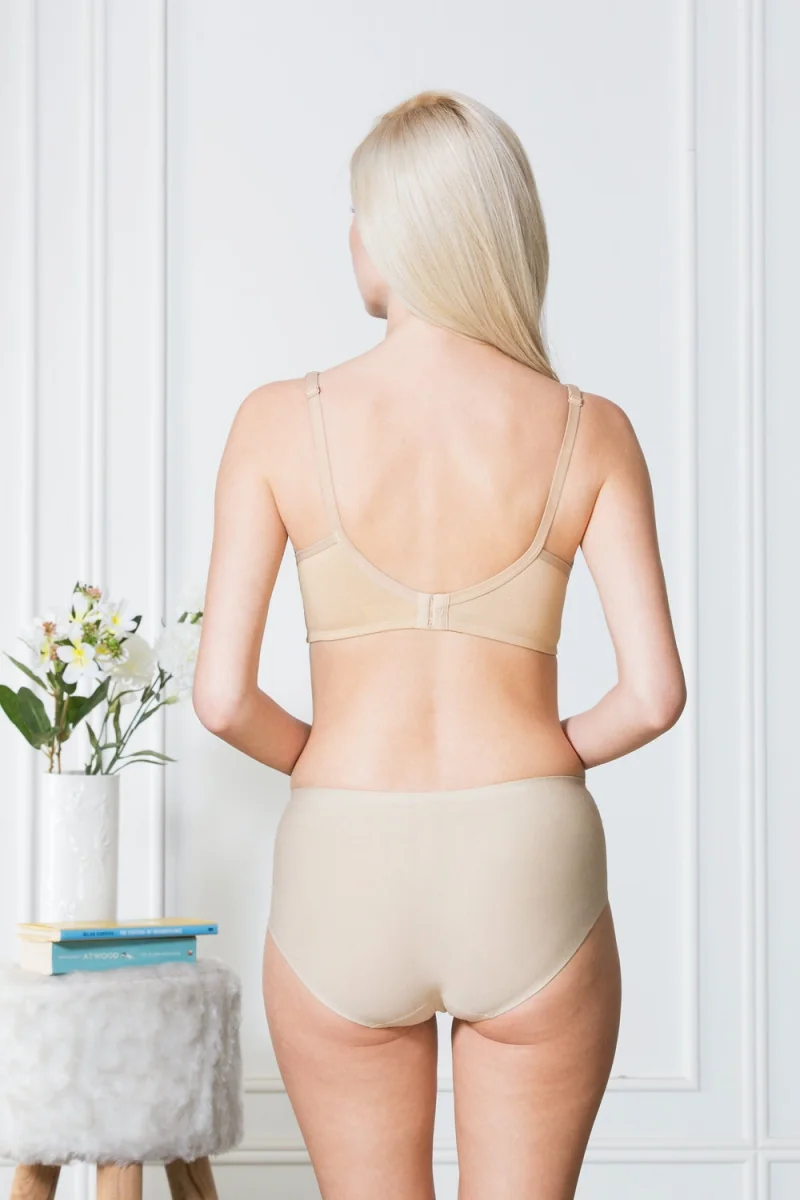 Women's Pink Solid Hook Bra