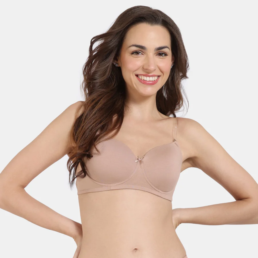 Women's Skin Beautiful Basics Padded Non Wired 3/4Th Coverage Backless Bra