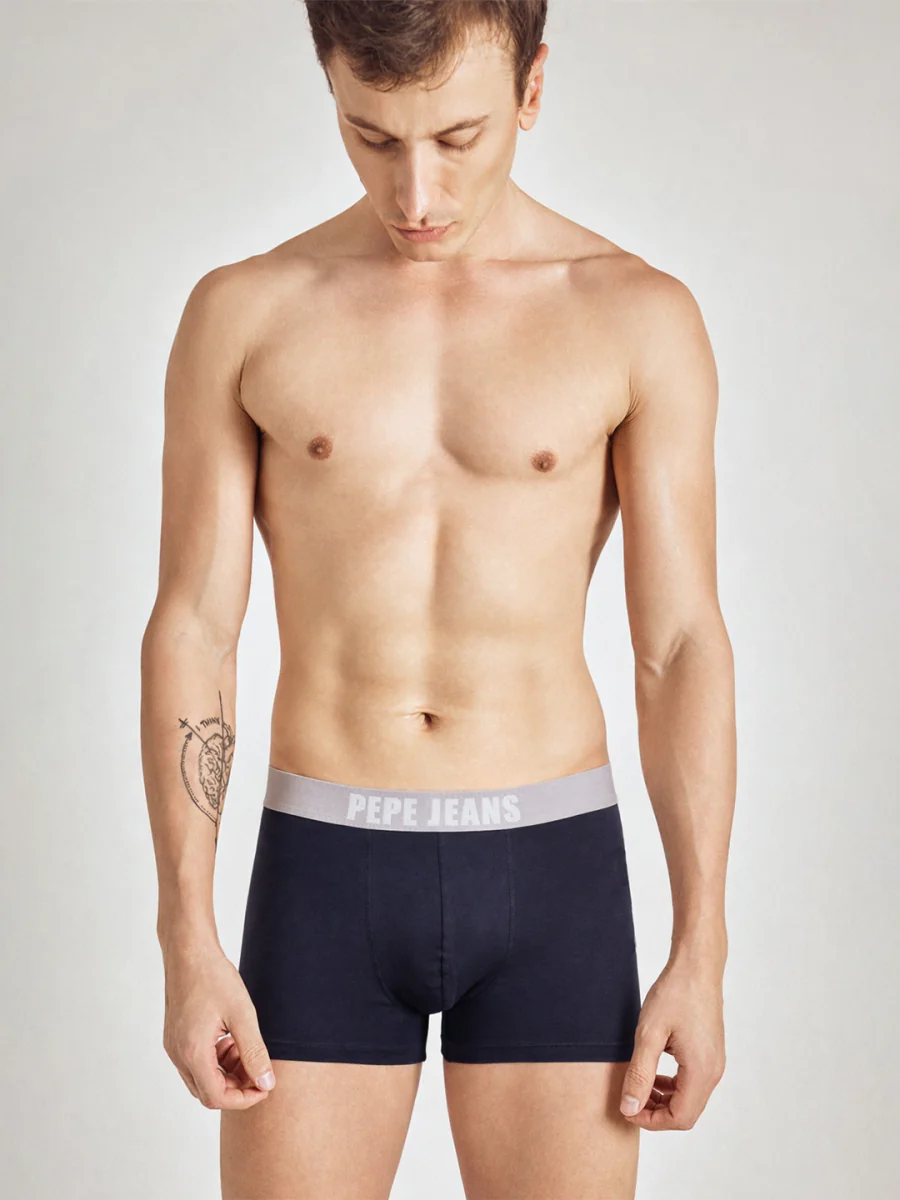 Men's Navy Essential Wear Mid Rise Trunk by Pepe Jeans Innerfashion