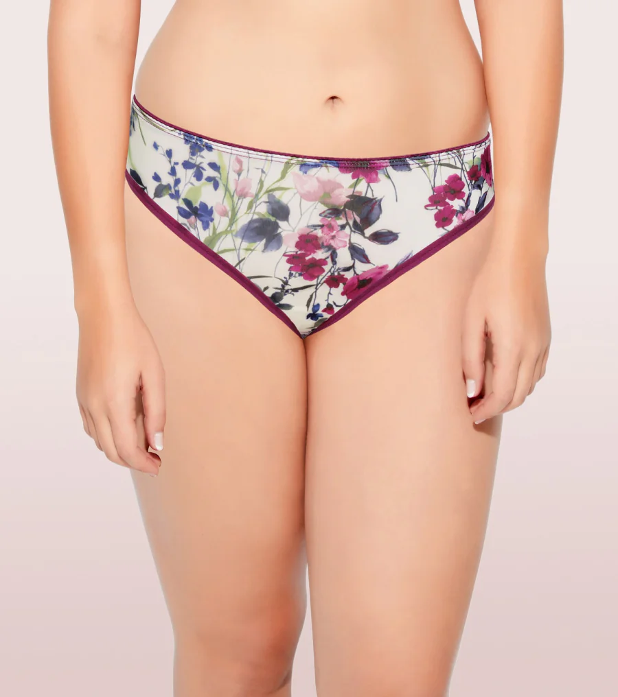 Women's Multicolor Low Rise Co-Ordinate Panty