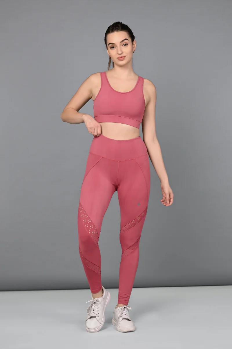 Women's Peony Pink Sports Bra