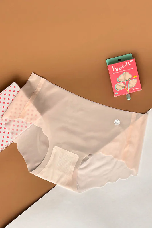 Women's Blush Pink Breezy Seamless Hipster Panty