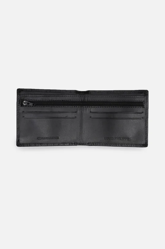 Buy - Men's Black Croc Textured Bifold Card Wallet online - Zilo
