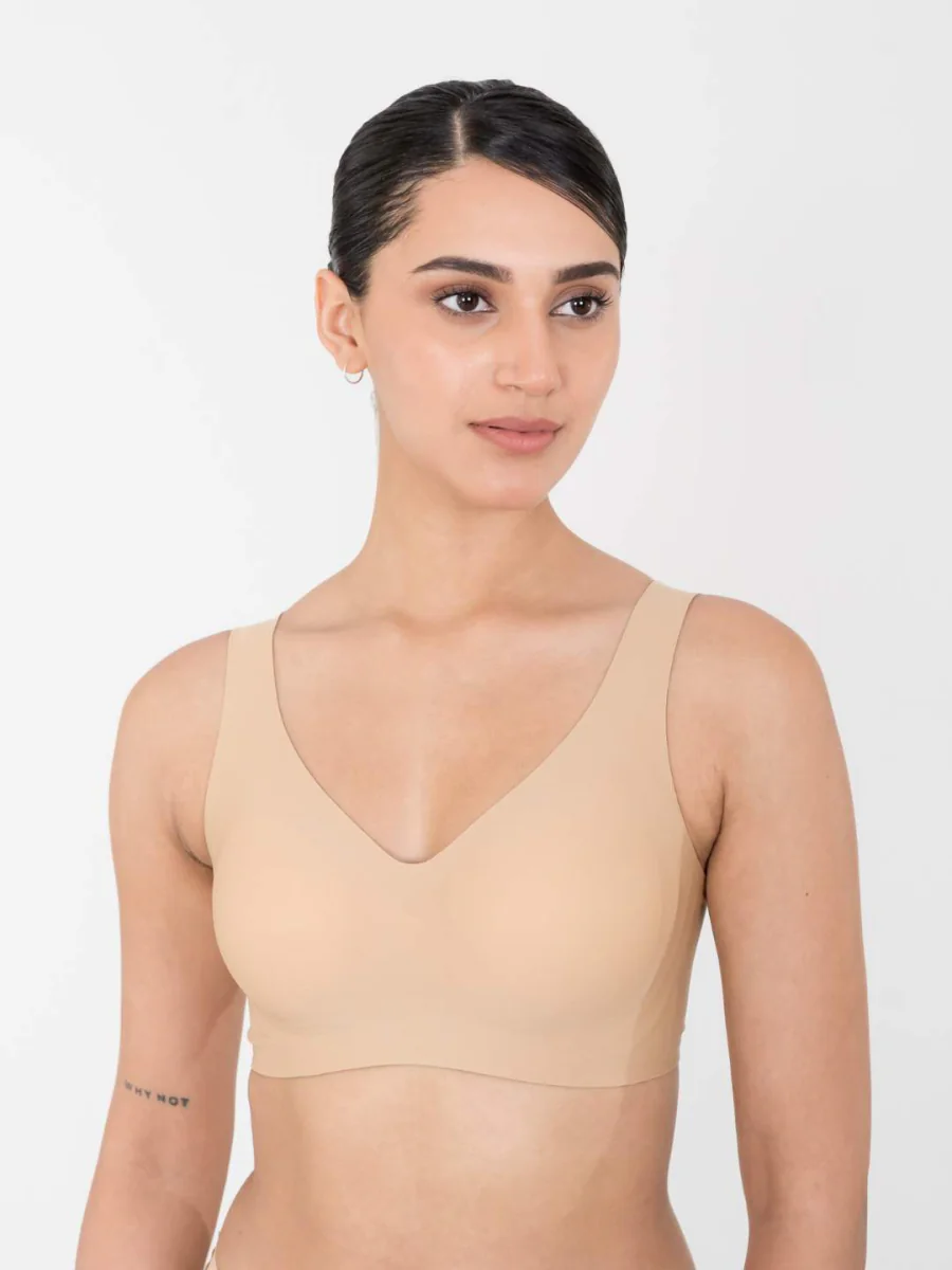 Women's Beige Skyn Full Coverage Bra