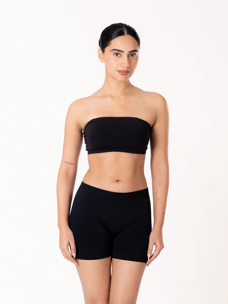 Women's Black Pryme Bandeau Bra