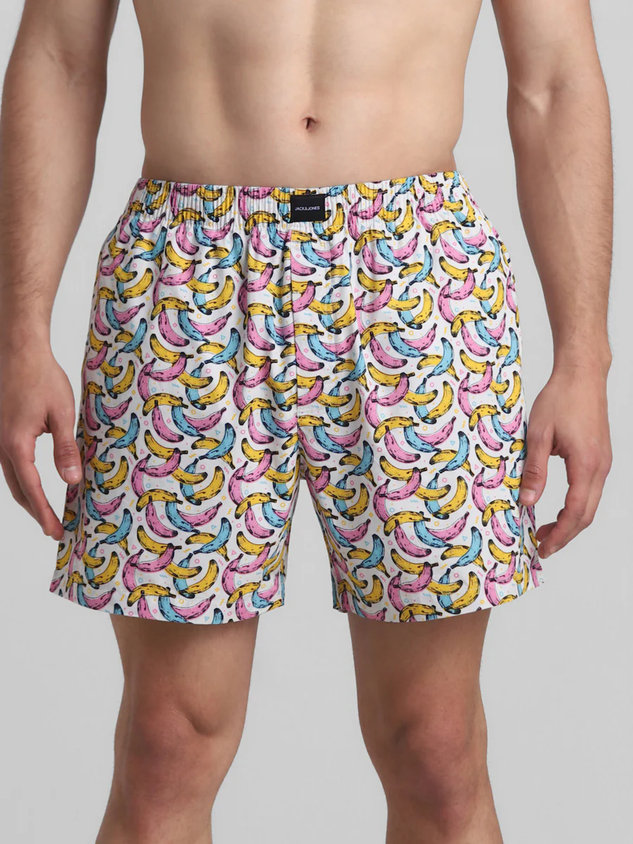 Men's Multicolor Casual Regular Fit Printed Boxer