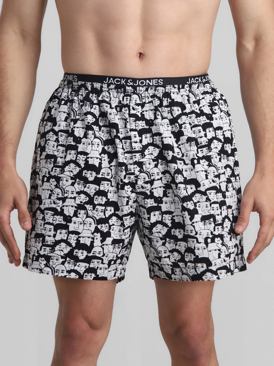 Men's Multicolor Casual Regular Fit Printed Boxer