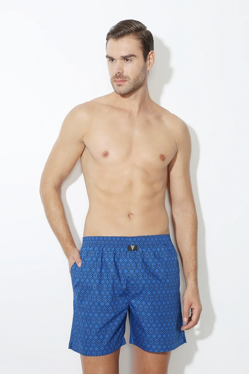 Men's Multicolor Cotton Print Boxer Shorts