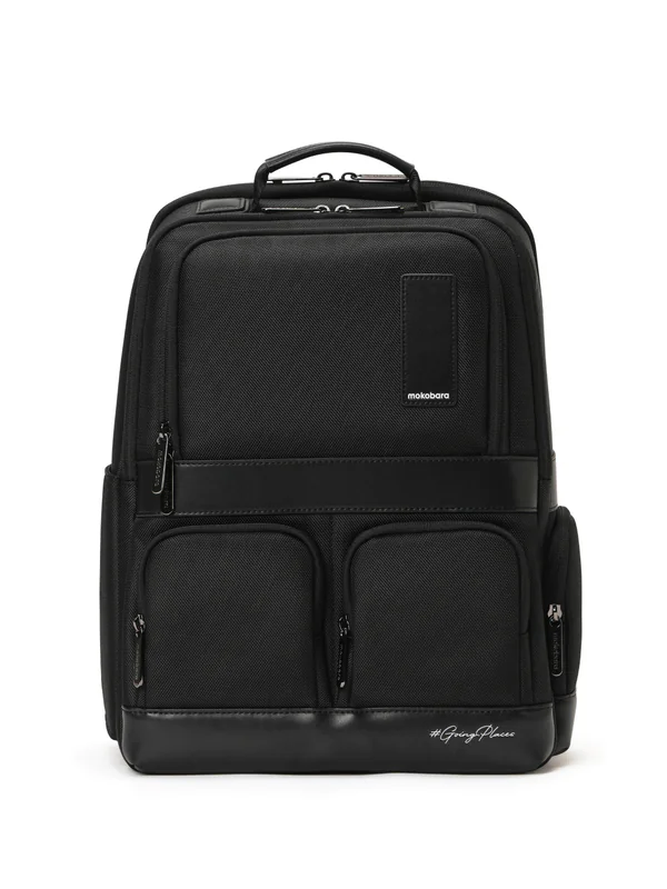 Buy - Unisex Black Nylon Top Handle The Terra Work Backpack - 25l