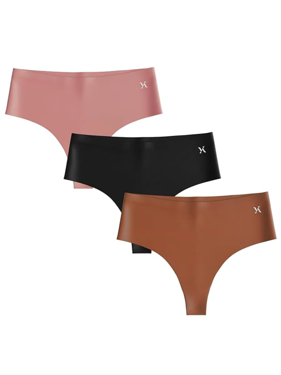 Women's Multicolor Low Rise Elasticated Pull On Panties - Pack of 3