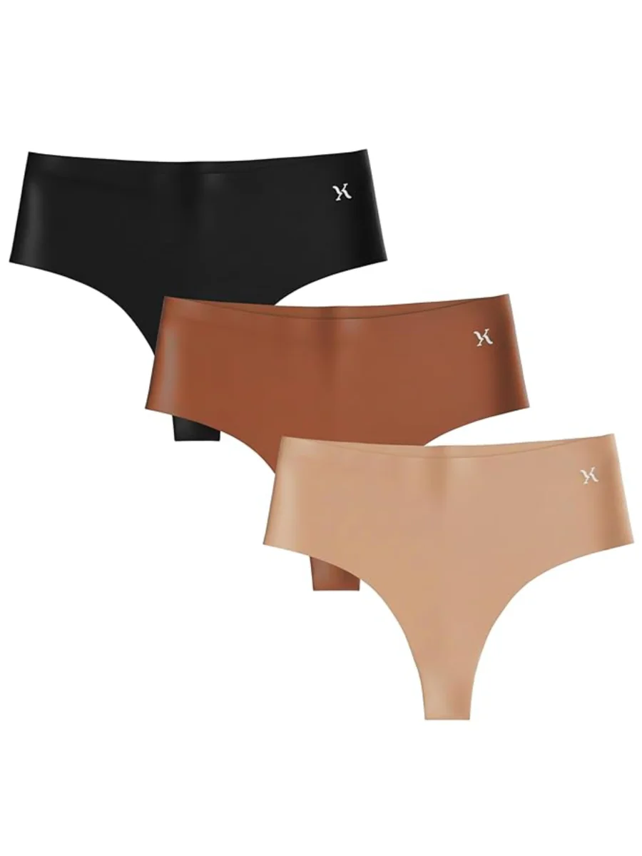 Women's Multicolor Low Rise Elasticated Pull On Panties - Pack of 3