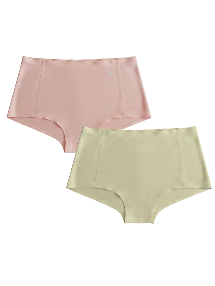 Women's Multicolor High Rise Elasticated Pull On Panties - Pack of 2