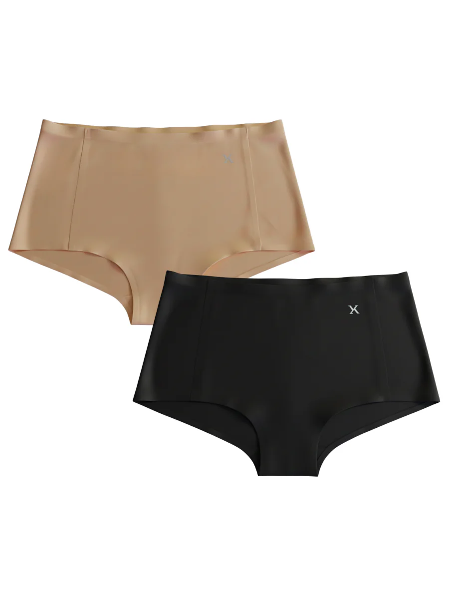 Women's Multicolor High Rise Elasticated Pull On Panties - Pack of 2