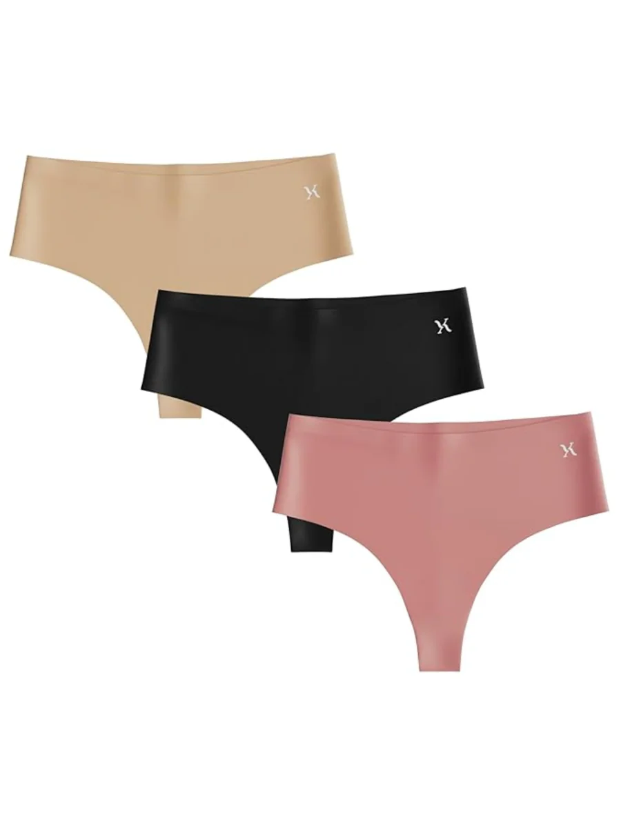Women's Multicolor Low Rise Elasticated Pull On Panties - Pack of 3