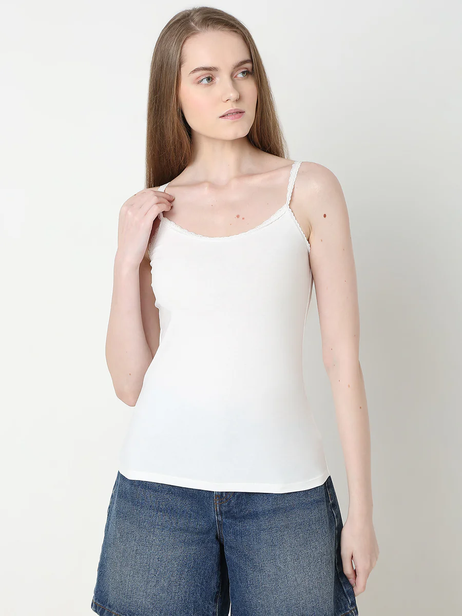 Women's Intimates Pack of 2 Black & White Camisoles